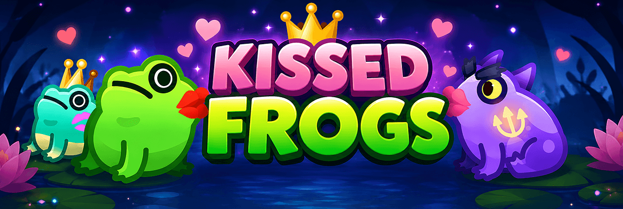Kissed Frogs Banner