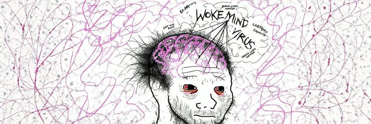 Woke Mind Virus Banner