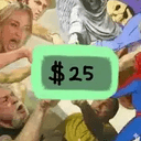 $25