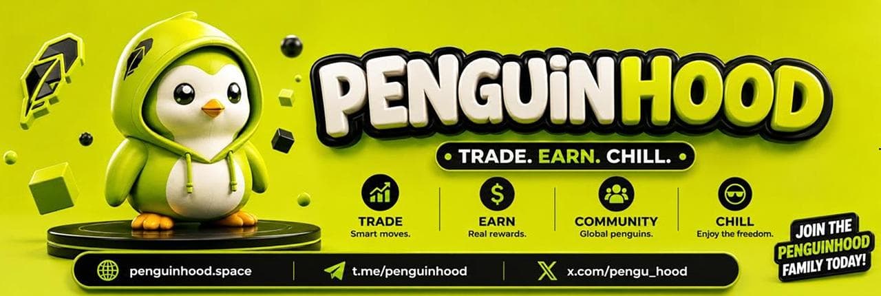 PENGU IN HOOD Banner