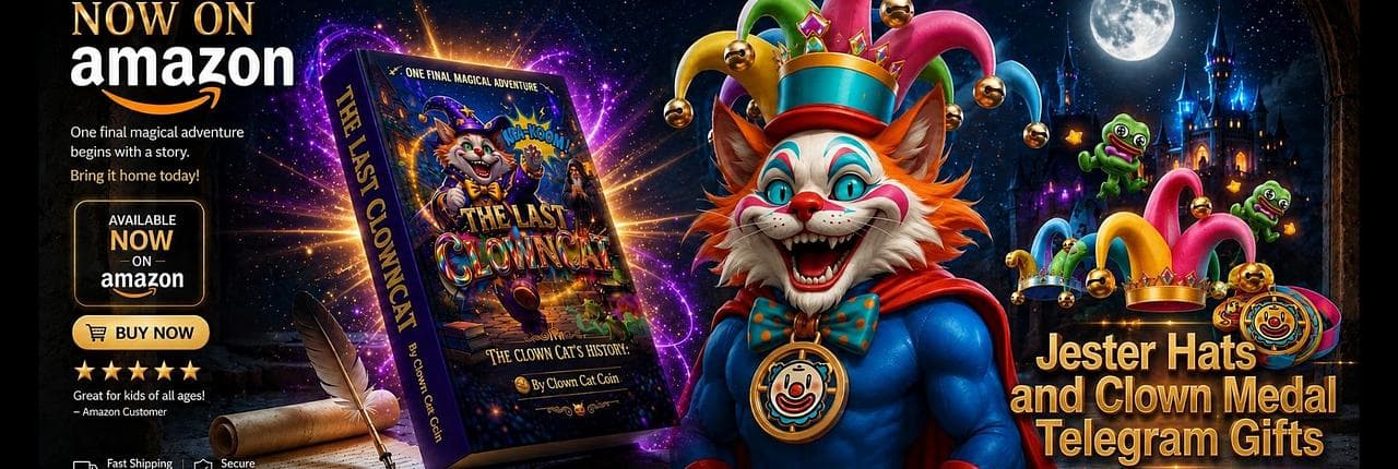 Clown cat coin Banner