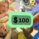 $100
