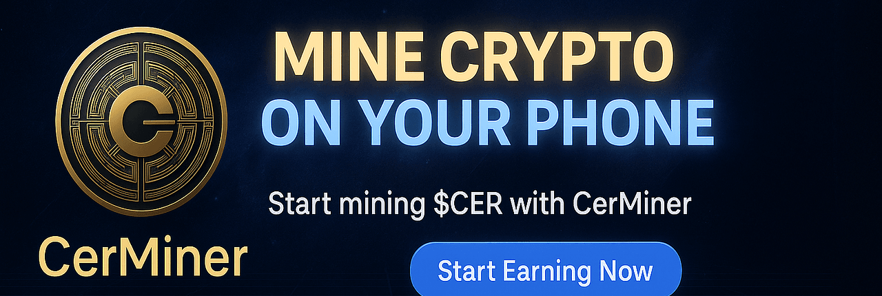 CerMiner Coin Banner