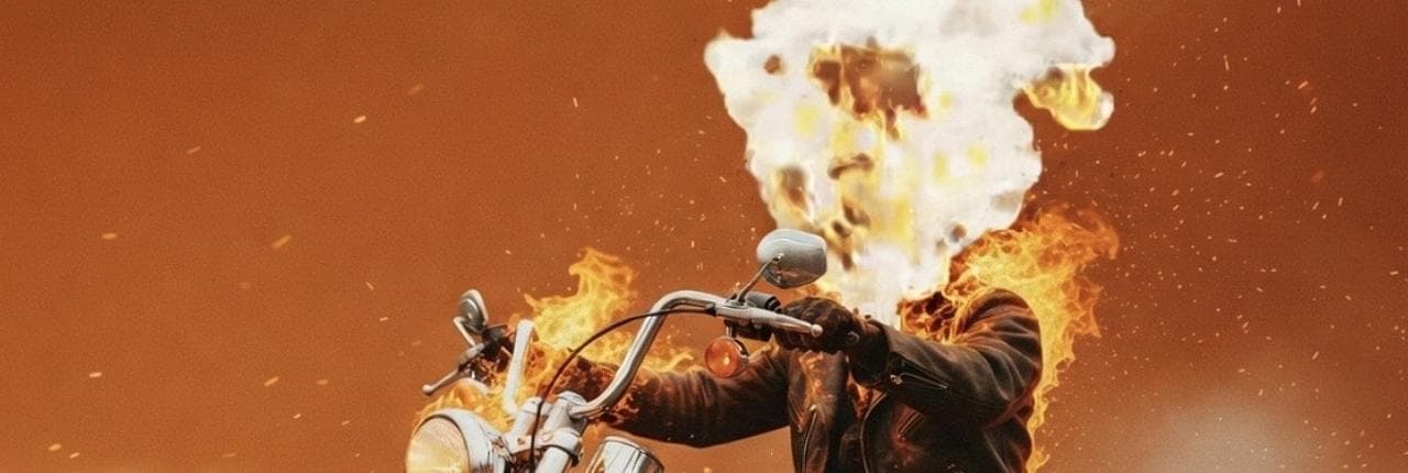 on fire Banner