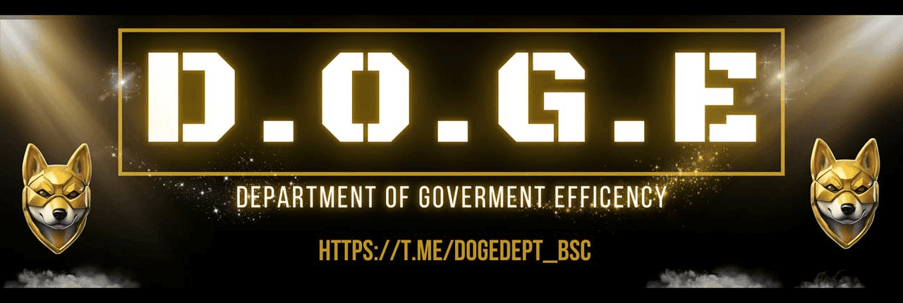 DEPT. OF GOVERNMENT EFFICIENCY Banner