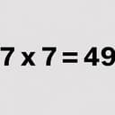 7x7=49