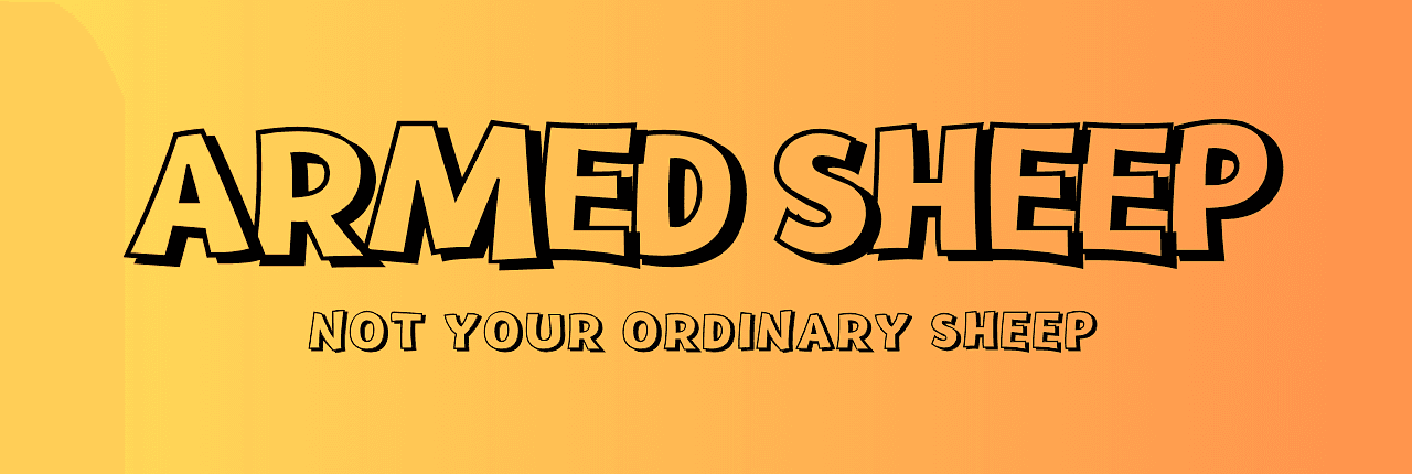 Armed Sheep Banner