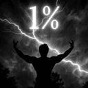 1%