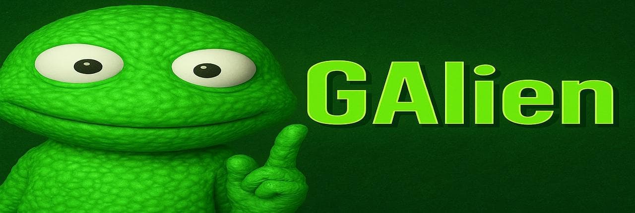 Green Alien Banner