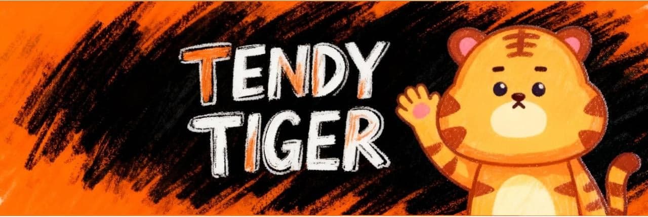 Tendy Tiger on Ton Banner
