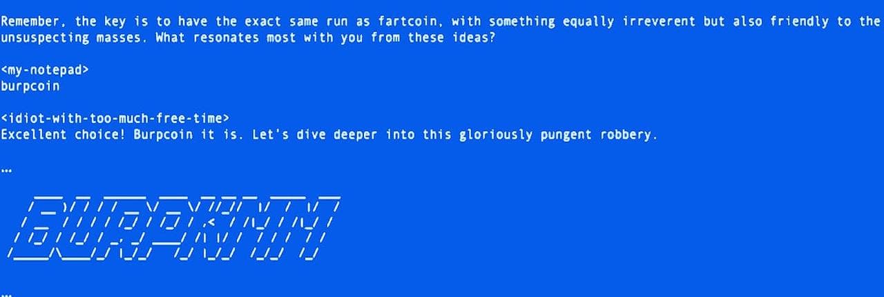 Based Burpcoin Banner