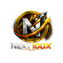 100X