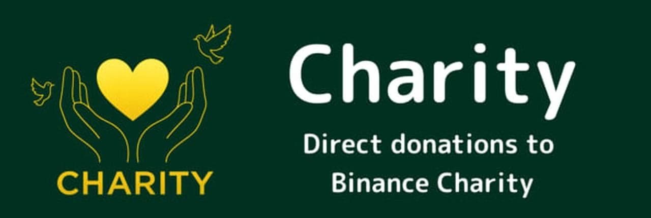 binance charity Banner