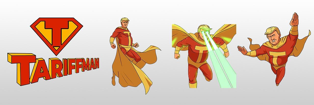 TARIFF MAN Banner