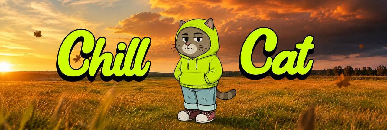 Just a Chill Cat Banner