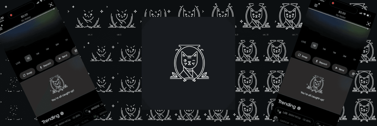 Wink Cat Banner