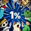 1%
