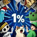 1%