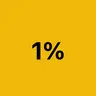 1%