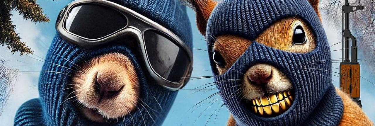 Ski Mask Peanut Banner