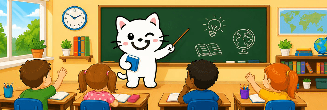 Giggle Cat Banner