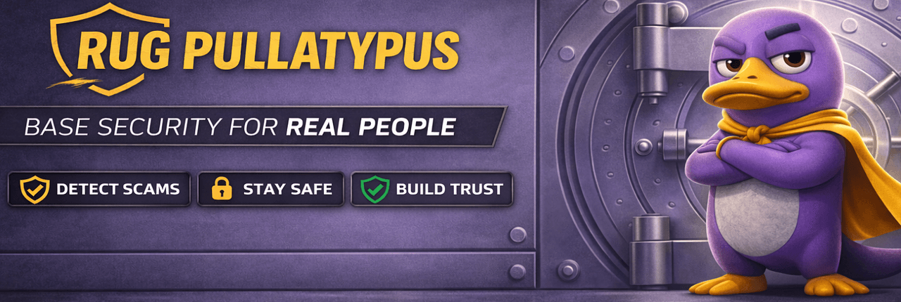 Rug Pullatypus Banner