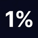 1%