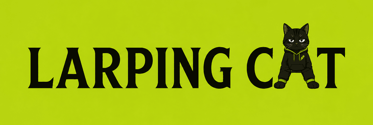 Larping Cat Banner