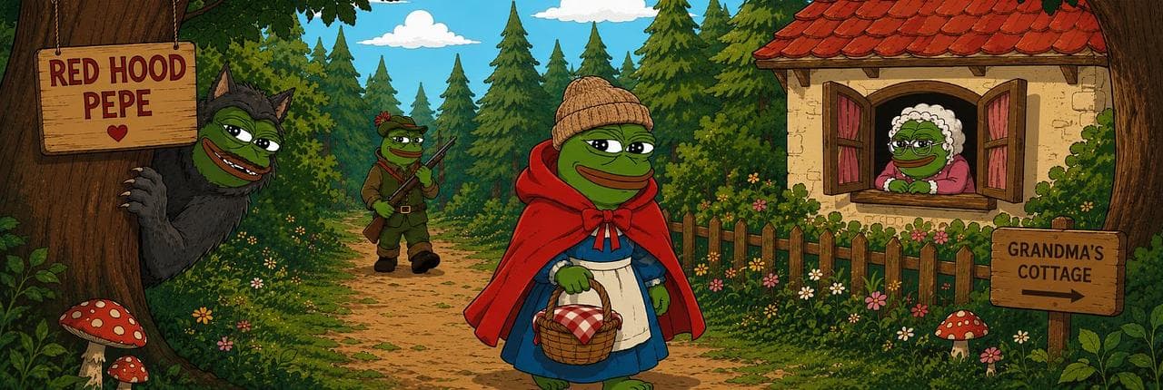 Red Hood Pepe Banner