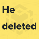 He deleted