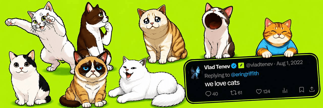 we love cats Banner
