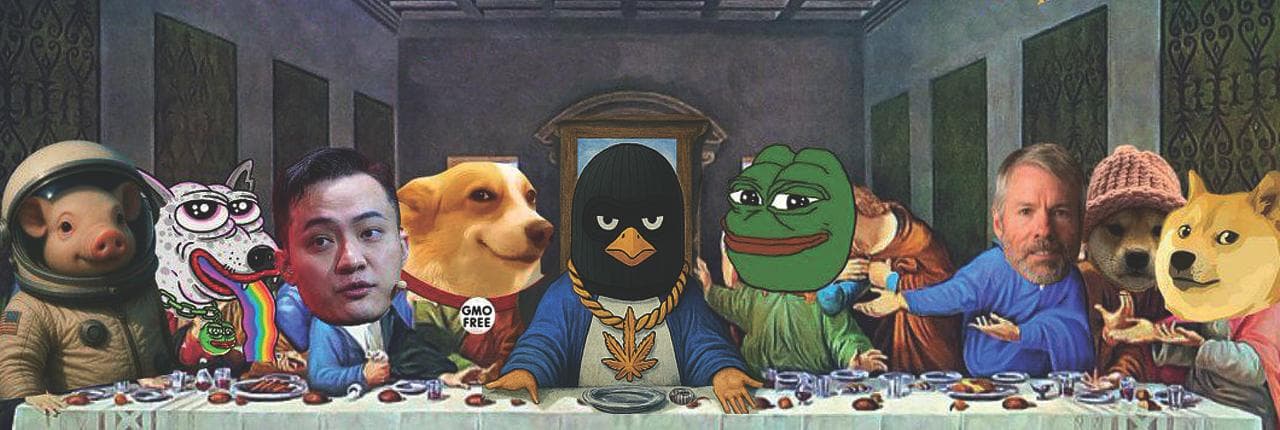 Ski Mask Penguin Banner