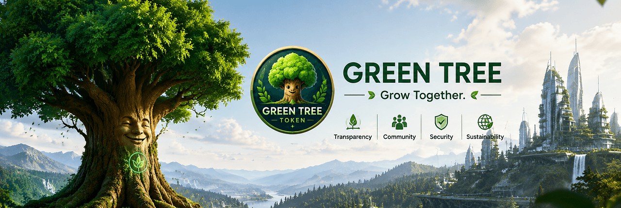 Green Tree Banner