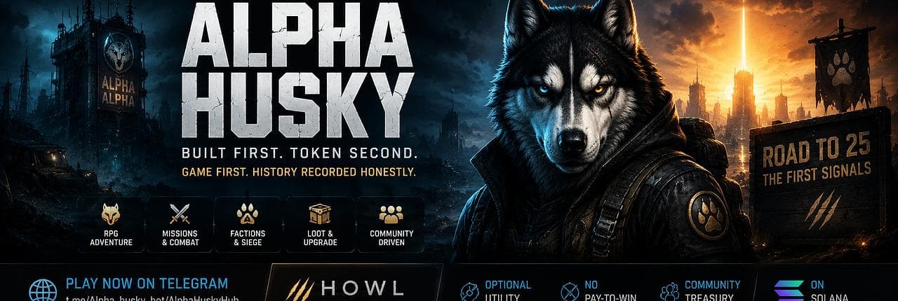 Alpha Husky Banner