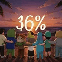 36%