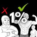 1%