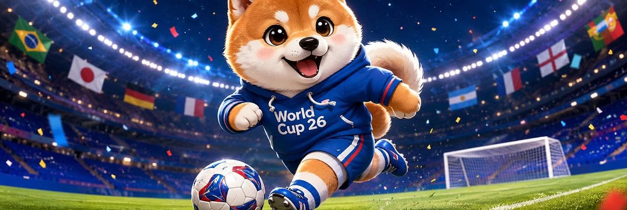 WORLD CUP DOGE Banner