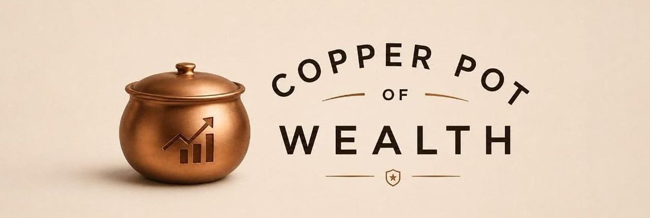Copper pot of wealth Banner