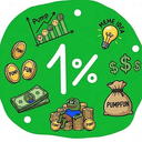 1%
