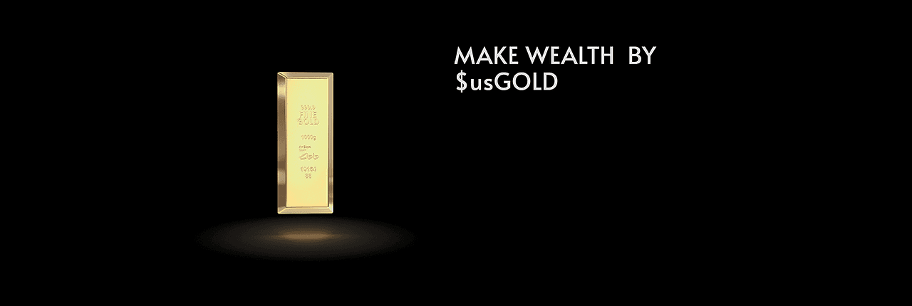 United States Gold Banner