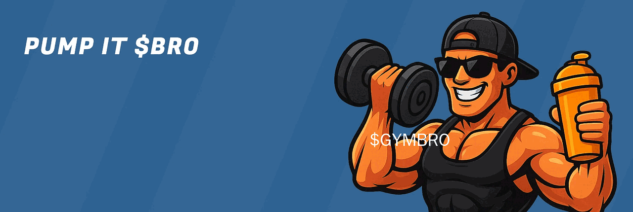 GYM BRO COIN Banner