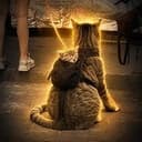 cat on cat