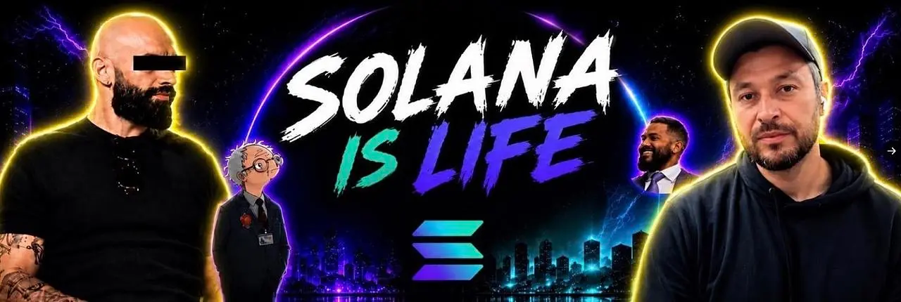 Solana is Life Banner