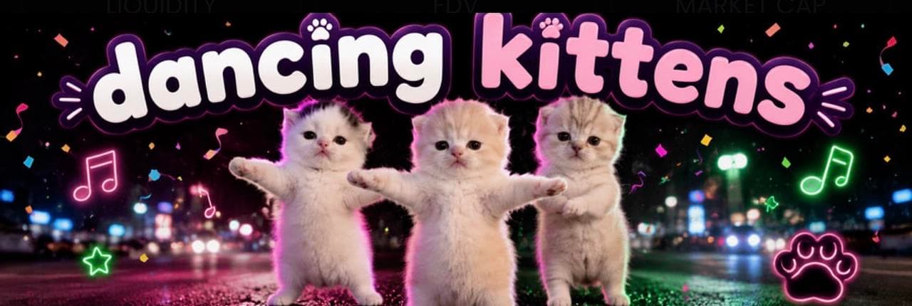 Dancing Kittens Banner