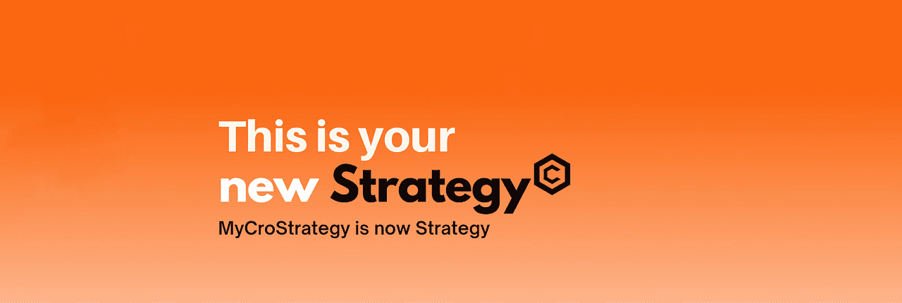 MyCroStrategy Banner