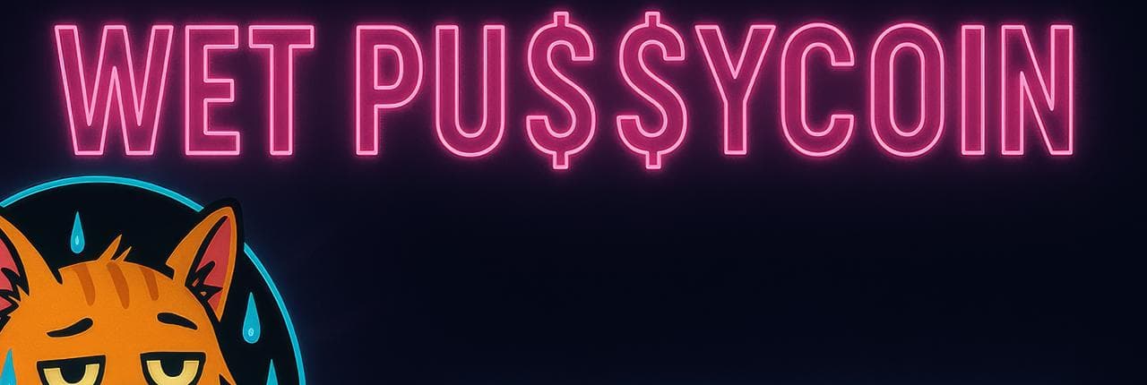 WET CAT COIN Banner