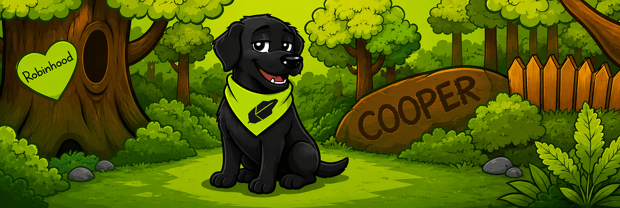 Robinhood Dog Banner