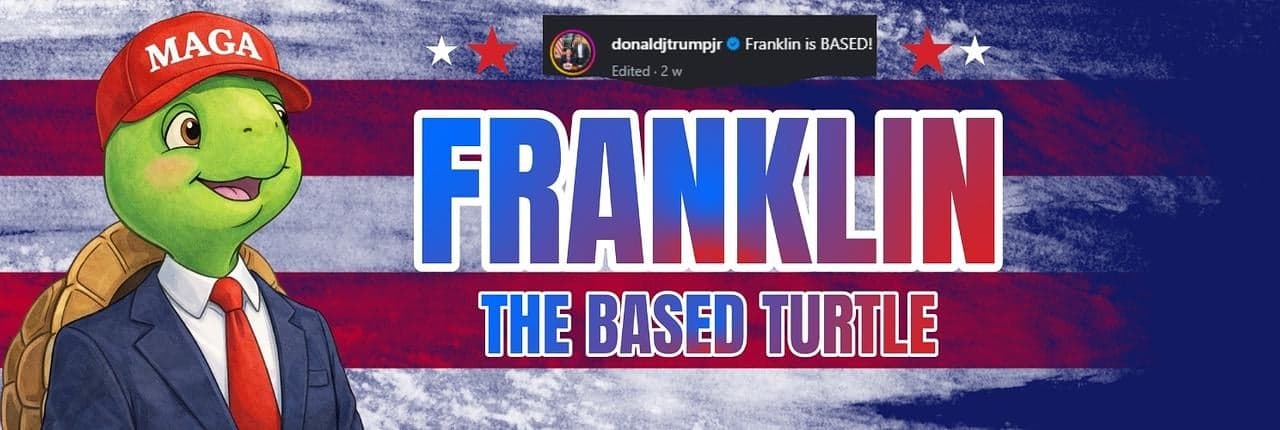 Franklin the Based Turtle Banner