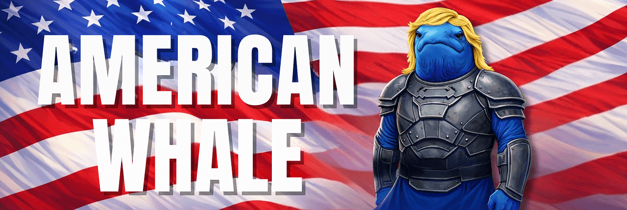 AMERICAN WHALE Banner