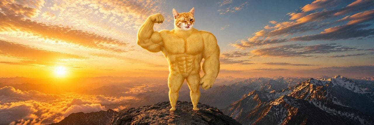 Swole Cat Banner